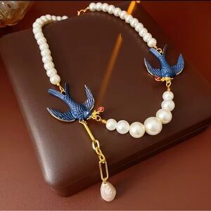 Atelier Swallow Pearl Necklace